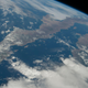 Baja California and the Mexican coast as seen from the ISS.